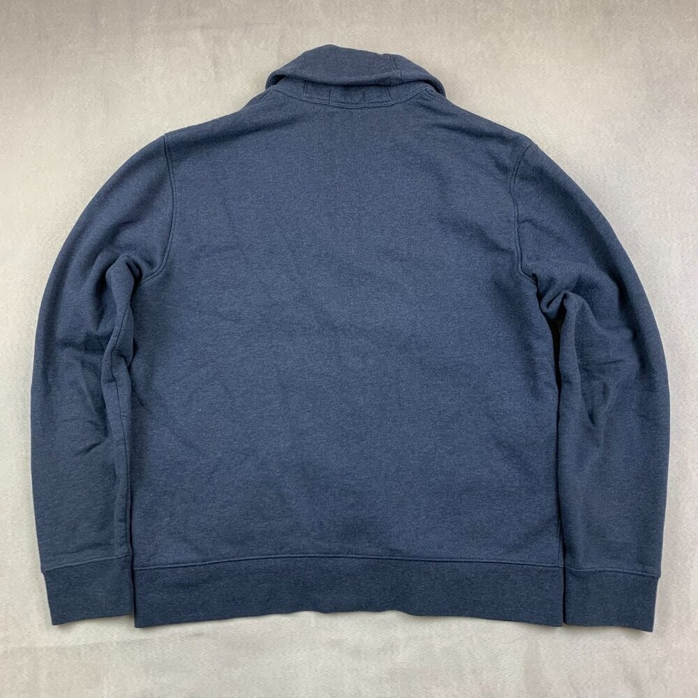 Ralph Lauren Polo Mens Sweater Large Navy Blue Shawl Neck Cardigan Long Sleeve - Picture 7 of 7